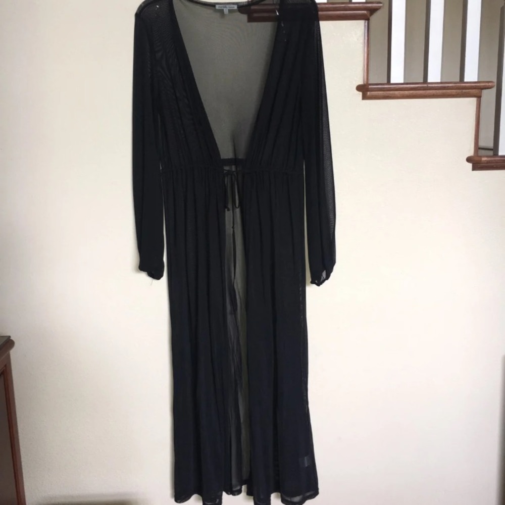 Black Duster Cardigan